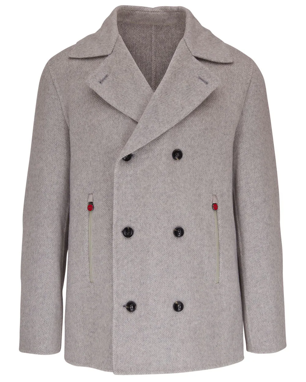 Pearl Grey Peacoat