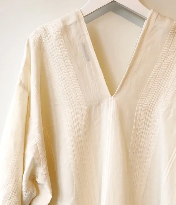 PHEENY/RAMIE RAYON MOLE PULLOVER DRESS(IVORY)