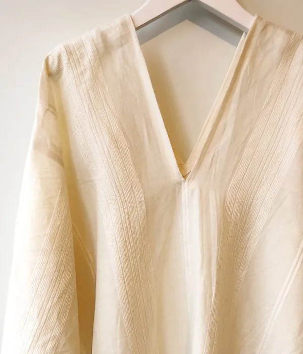 PHEENY/RAMIE RAYON MOLE PULLOVER DRESS(IVORY)