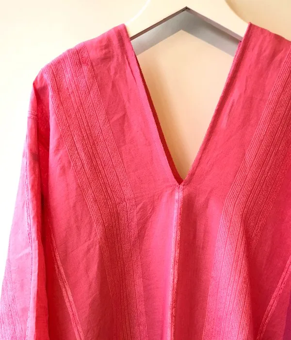 PHEENY/RAMIE RAYON MOLE PULLOVER DRESS(PINK)
