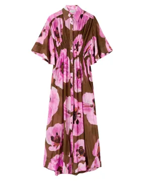 Plum Flora Dress