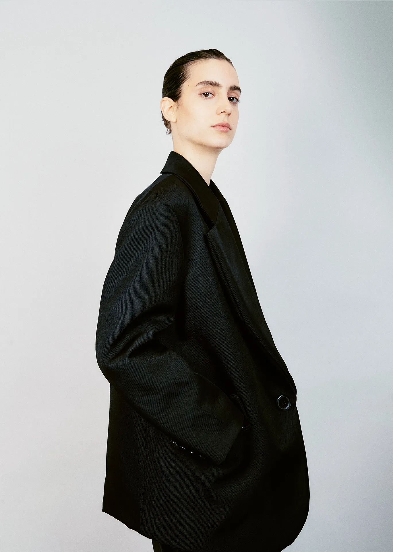 Poly Canvas Blazer
