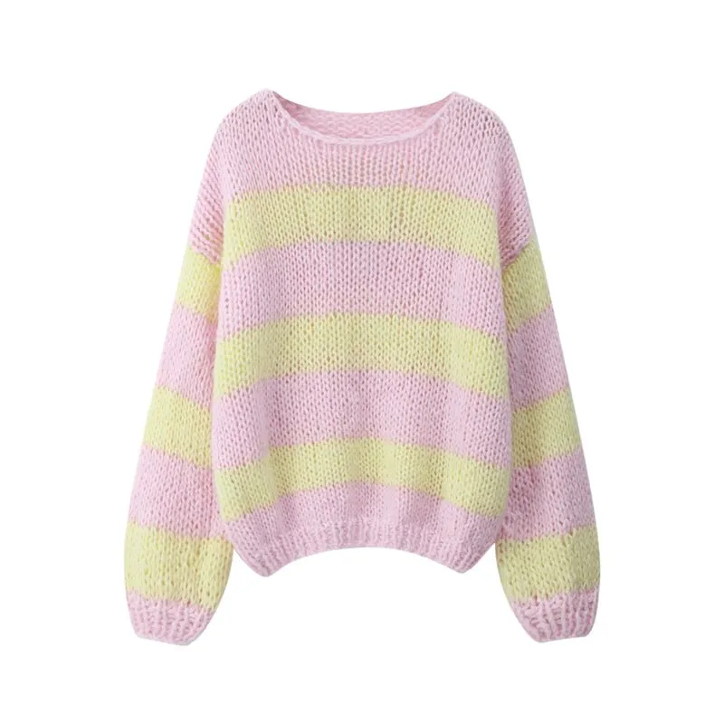 Pre-Order: Yellow and Pink Forget Me Not Jumper