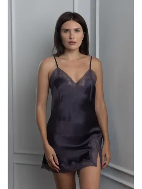 Rad Grey Classic Silk Babydoll