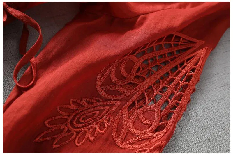 Ramie Cotton Dress Summer Dresses