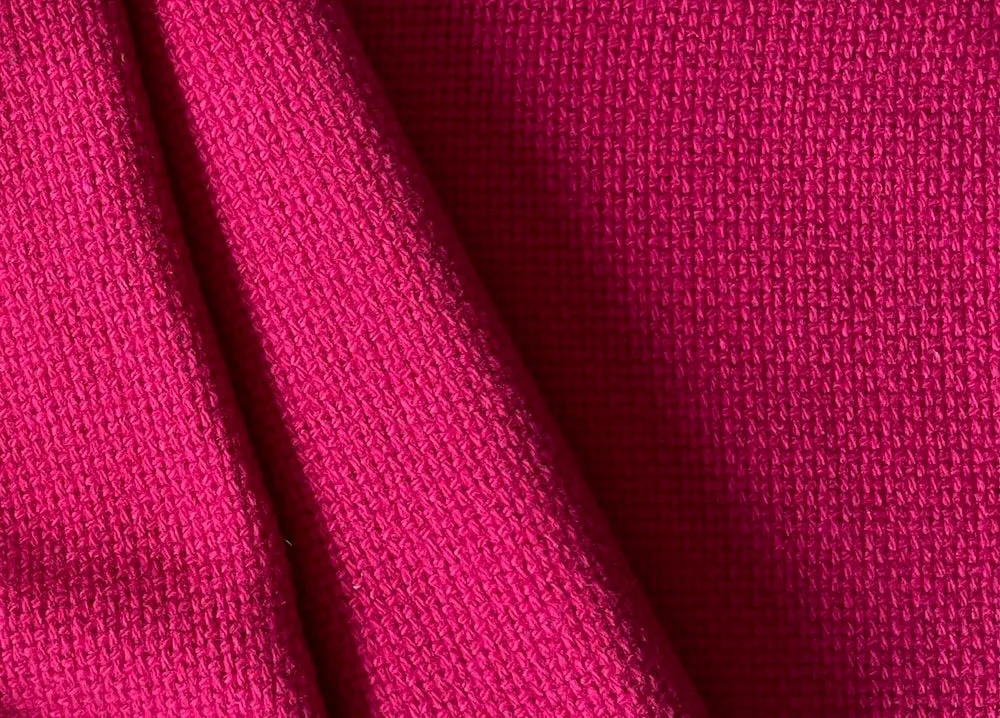 Raspberry Beret Basketweave Wool Coating