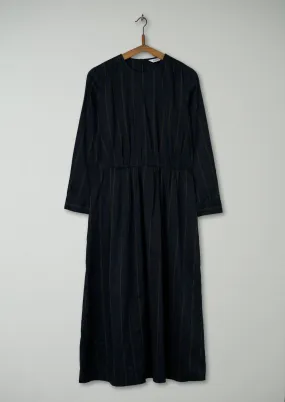 Reworn Ramie Gathered Waist Dress Size 8 (614) | Multi