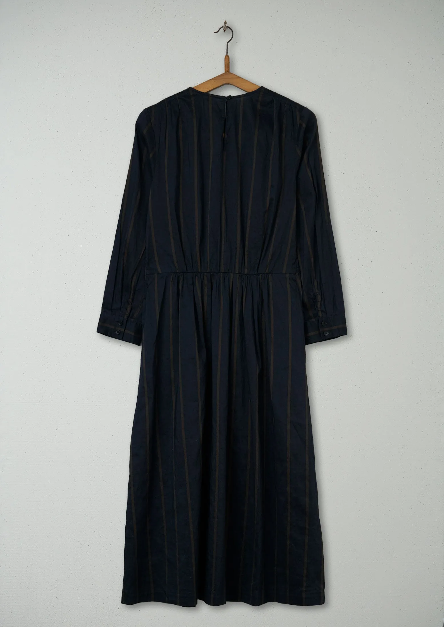 Reworn Ramie Gathered Waist Dress Size 8 (614) | Multi