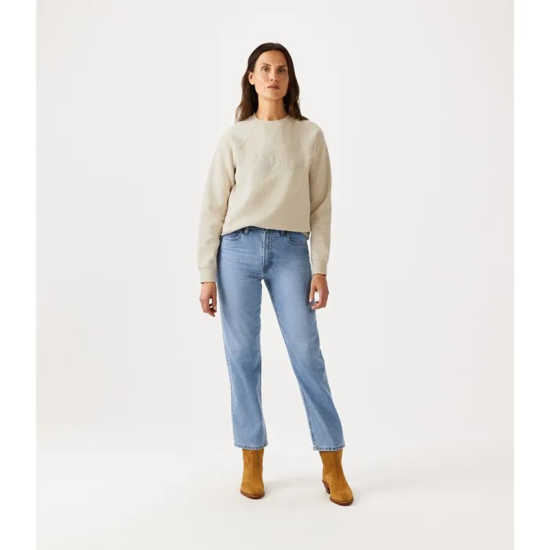 R.M.Williams Script Ladies Crew Neck Sweater - Sand