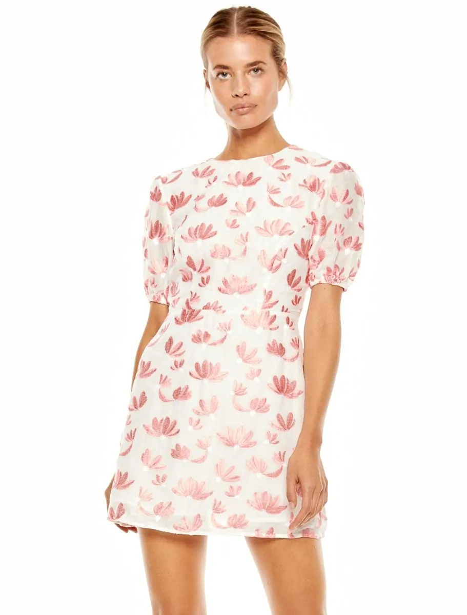 ROSE PETAL MINI DRESS