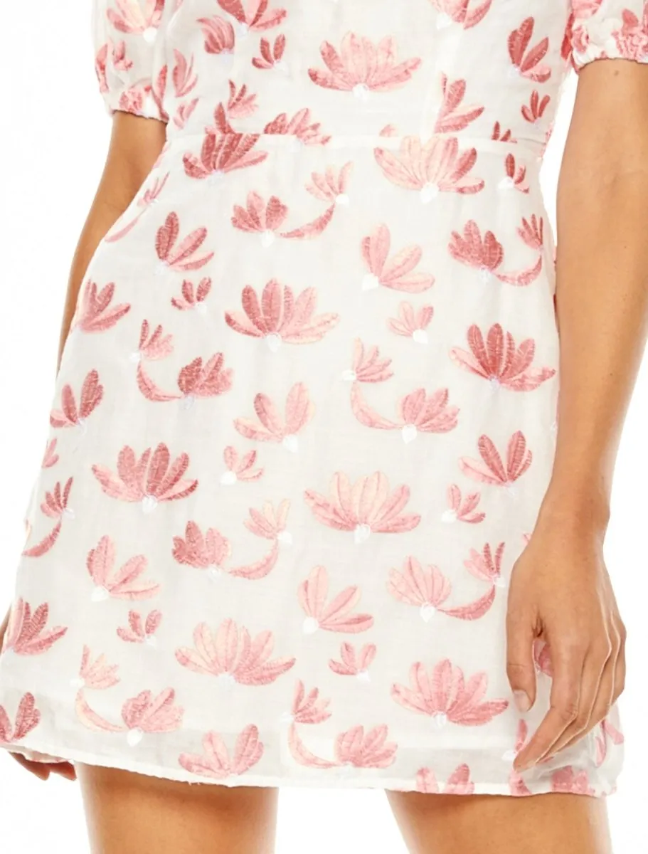 ROSE PETAL MINI DRESS