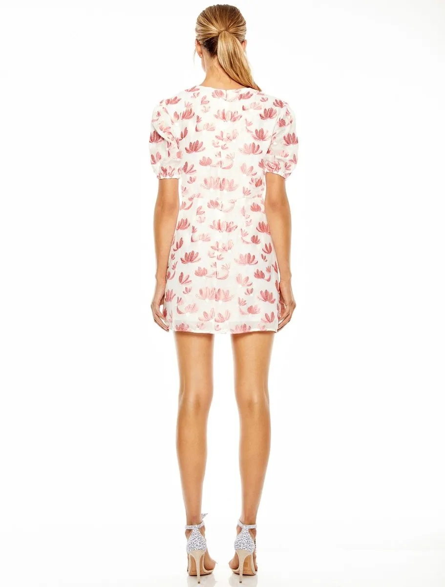 ROSE PETAL MINI DRESS