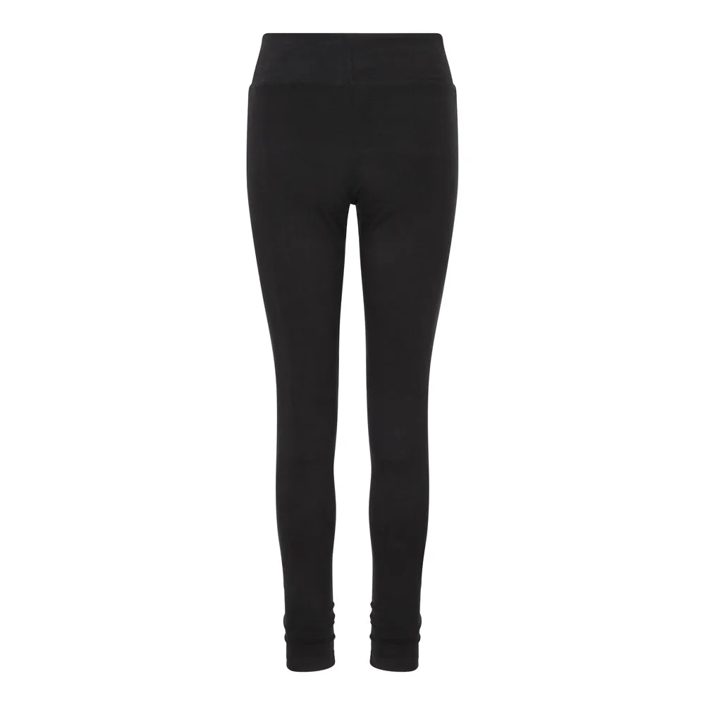 Ruched Bottom Leggings Black