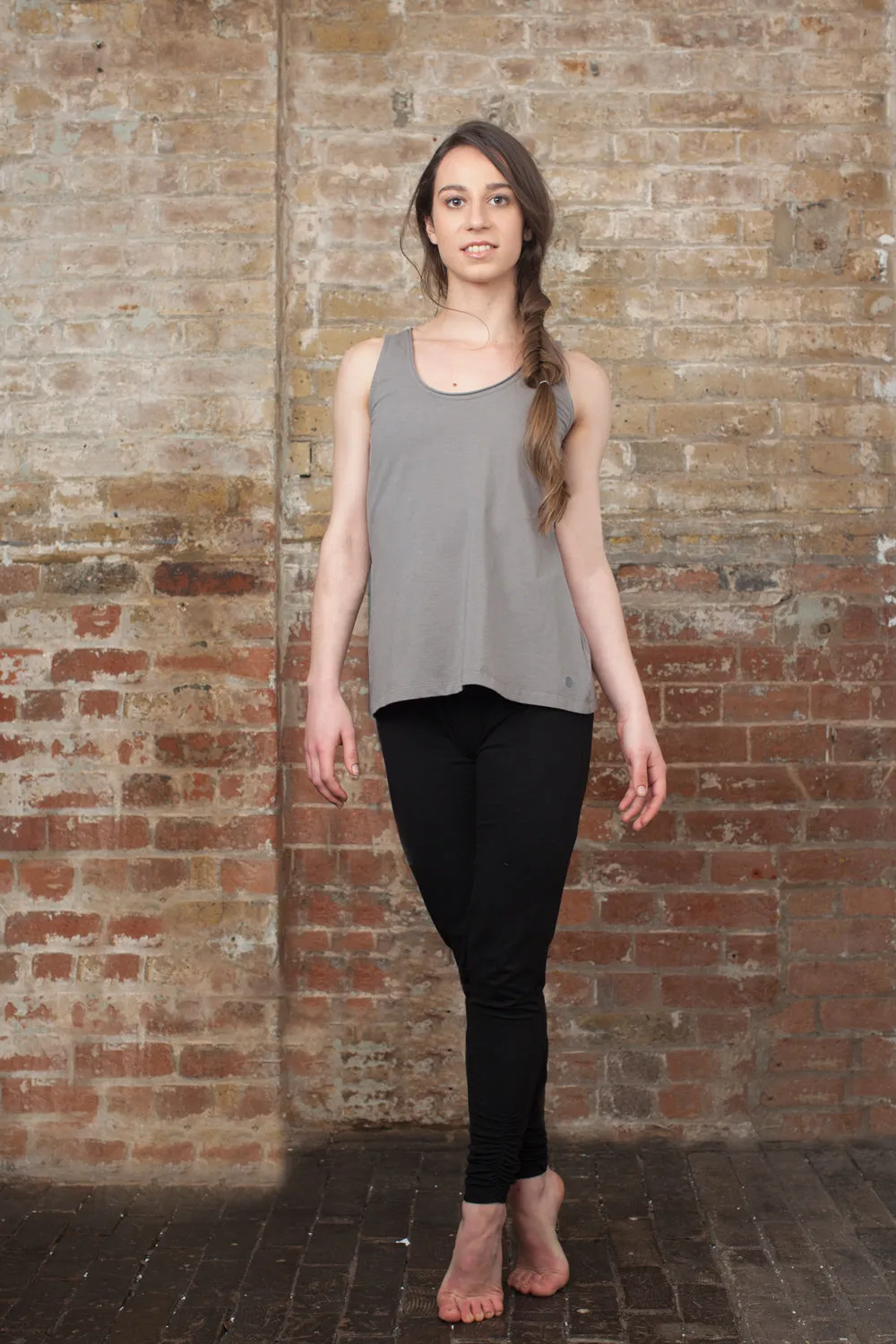 Ruched Bottom Leggings Black