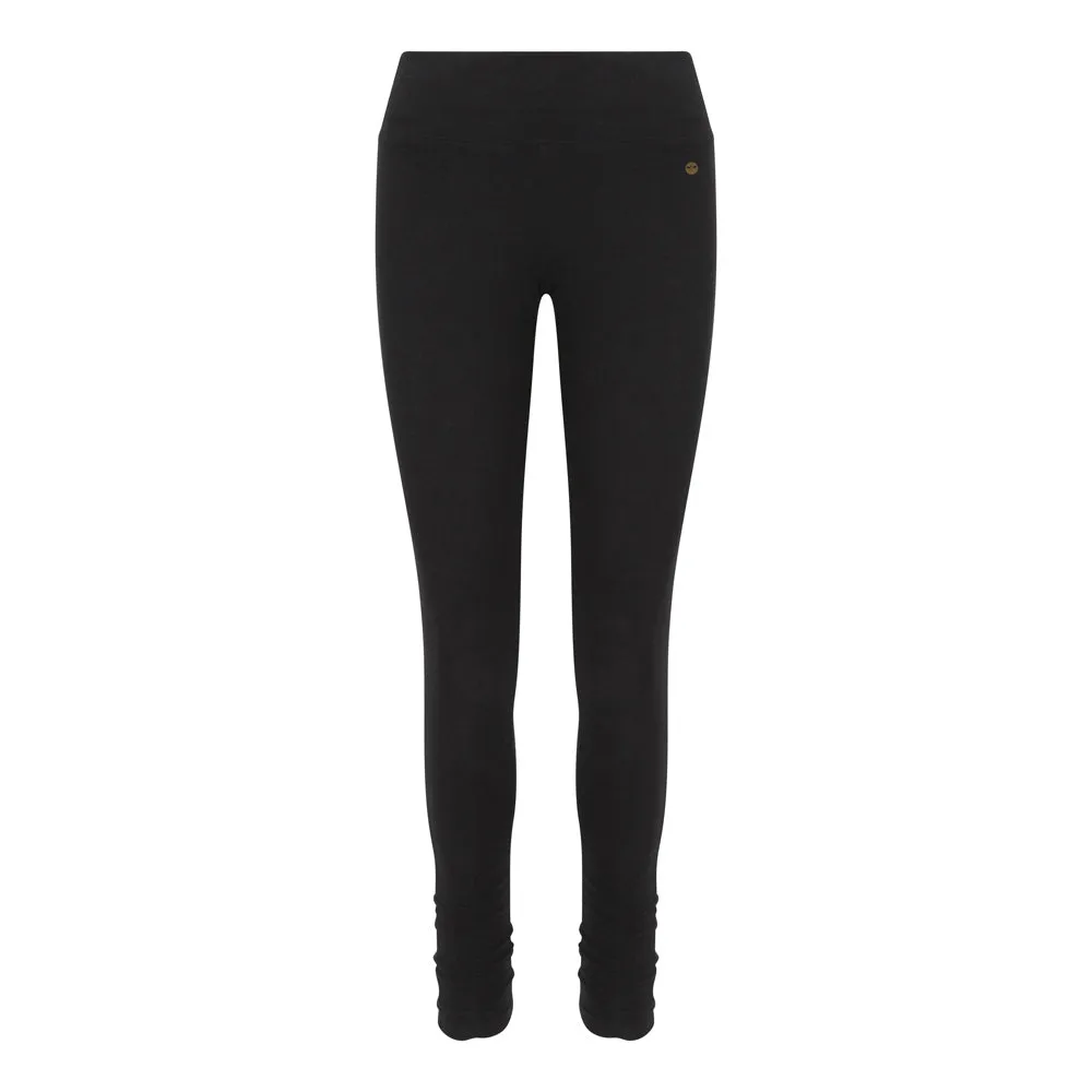 Ruched Bottom Leggings Black