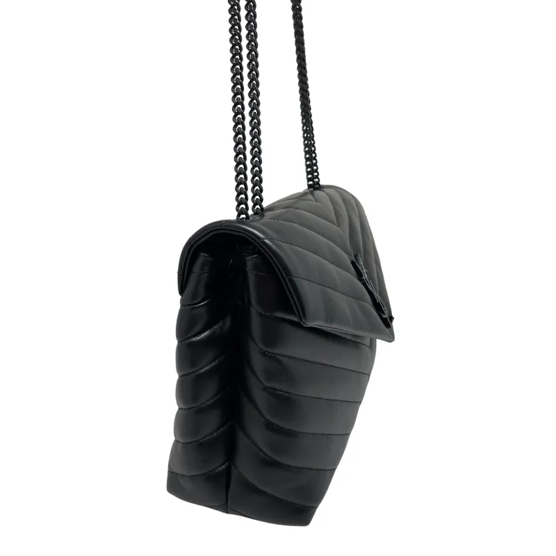 Saint Laurent Loulou Medium Quilted Shoulder Bag