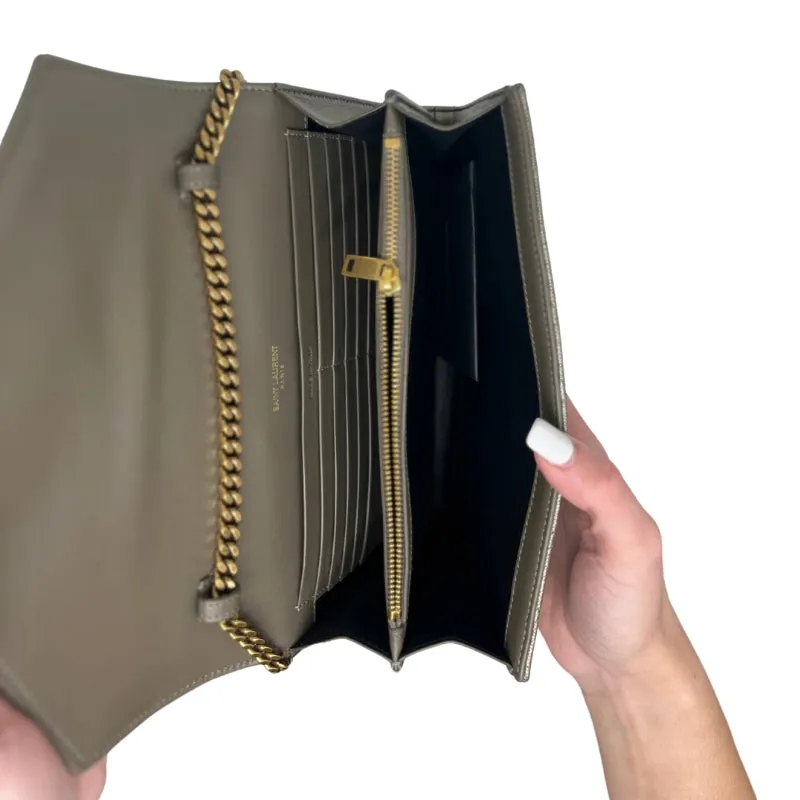 Saint Laurent Monogram Wallet on Chain