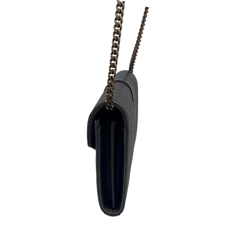Saint Laurent Monogram Wallet on Chain