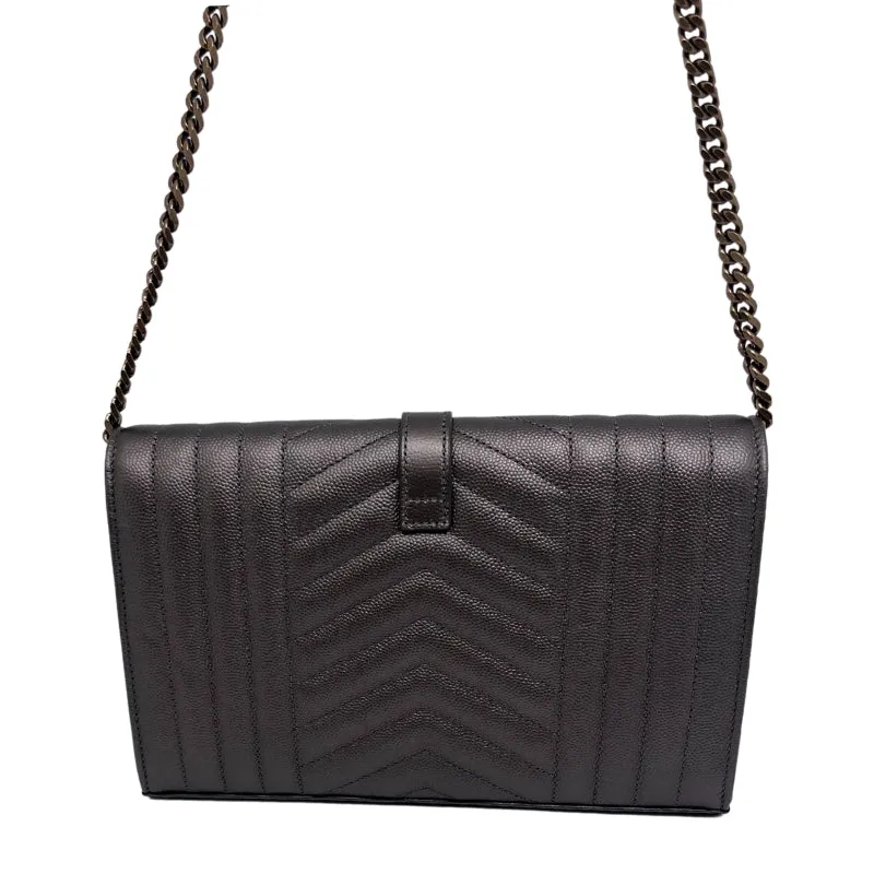 Saint Laurent Monogram Wallet on Chain