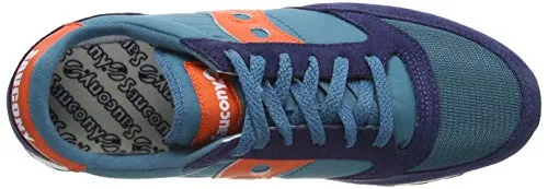 Saucony Jazz Original Vintage M, Scarpe da Ginnastica Uomo, Peacoat Teal Orange, 44 EU