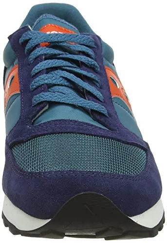 Saucony Jazz Original Vintage M, Scarpe da Ginnastica Uomo, Peacoat Teal Orange, 44 EU