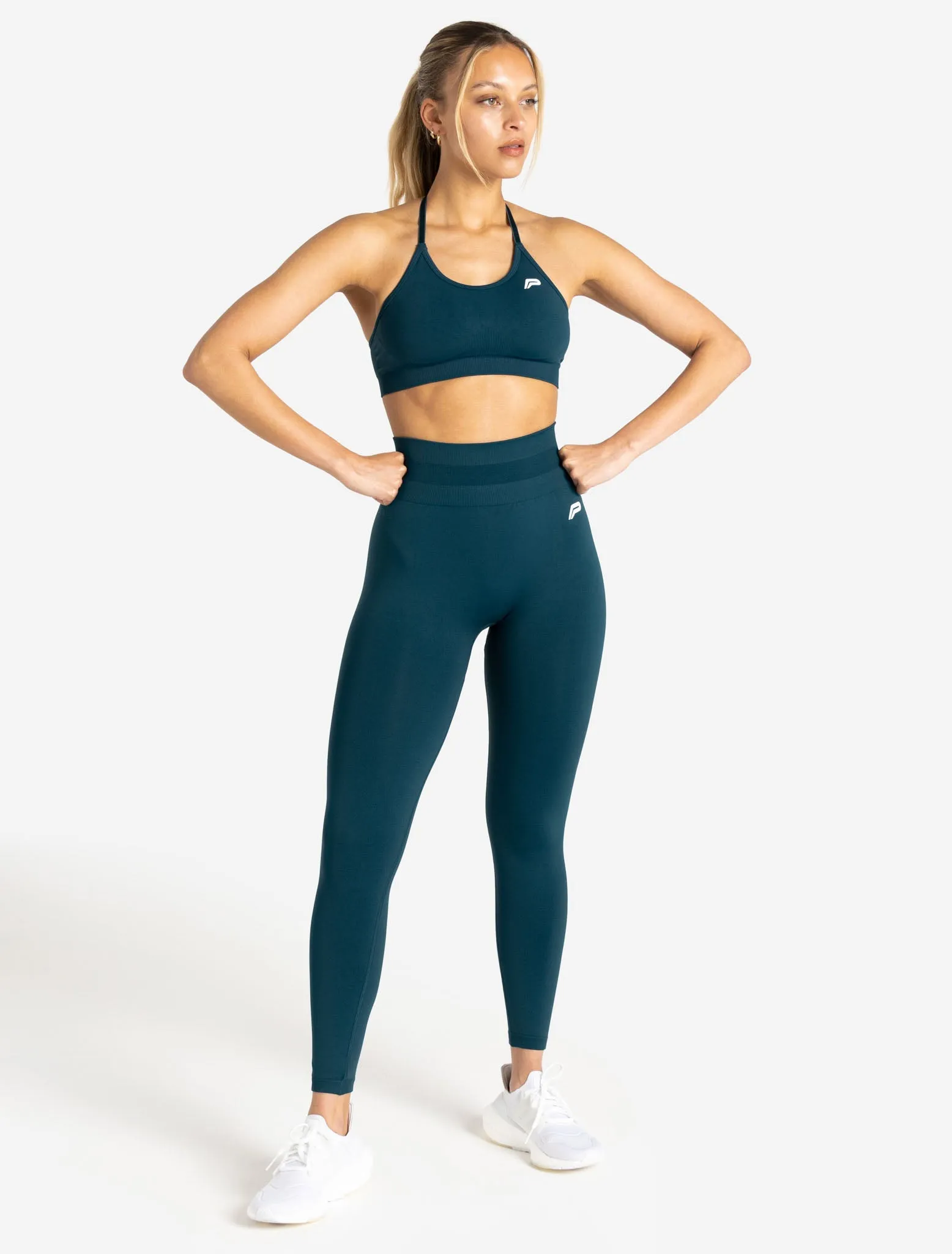 Scrunch Seamless Leggings  - Dark Teal