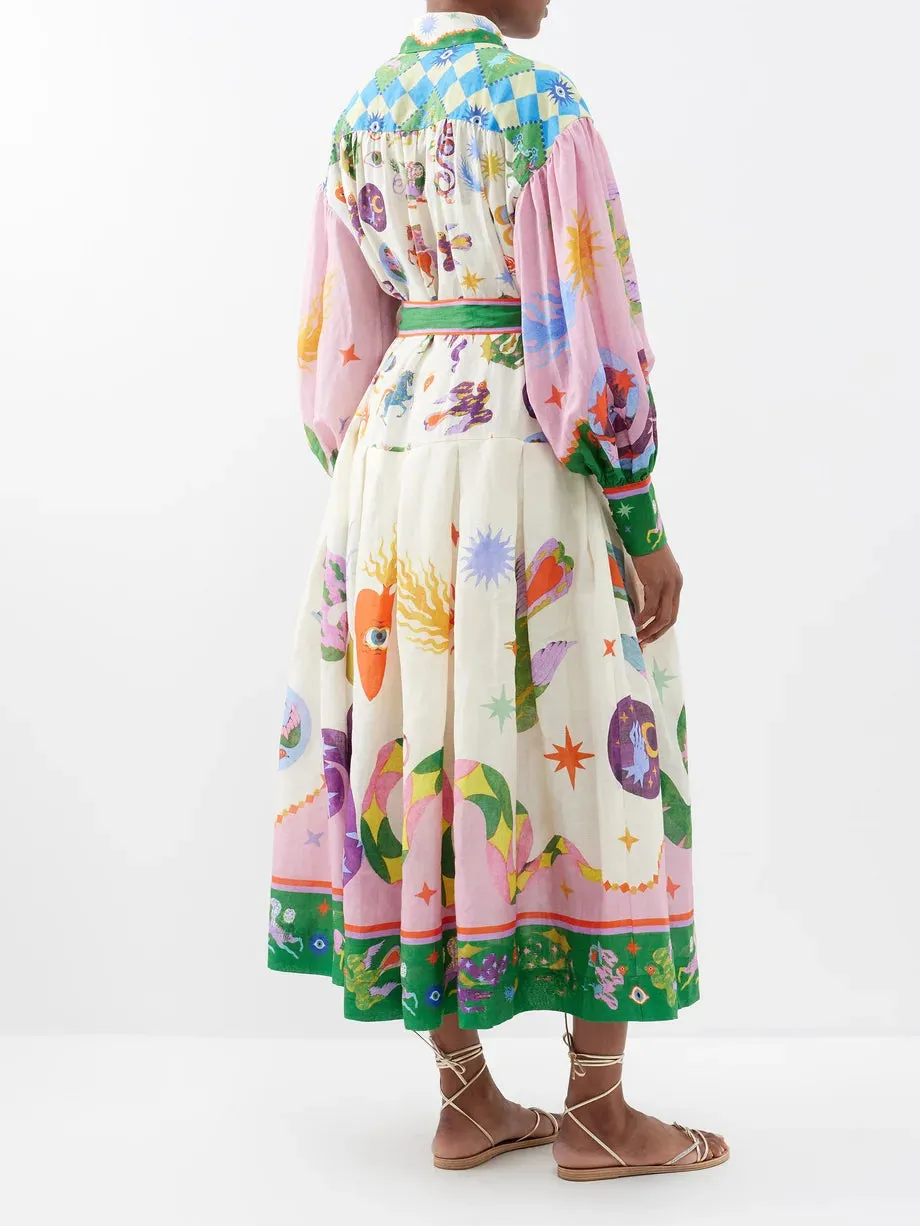 Seeker Shirtdress in Multi