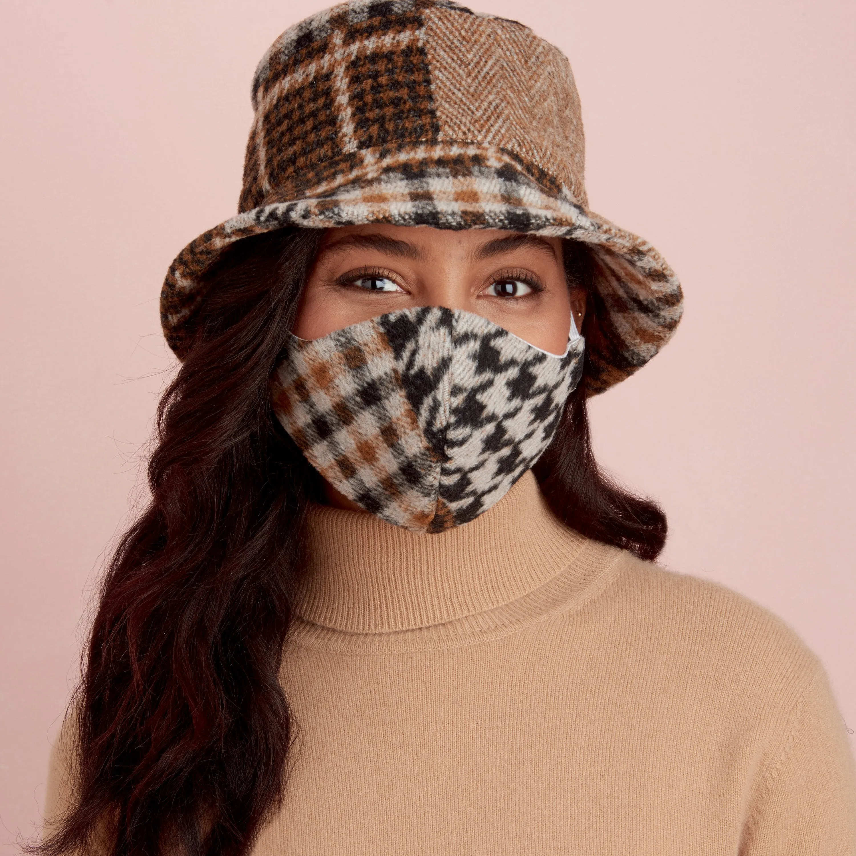 Simplicity Sewing Pattern 9368 Hat and Mask Sets, Hooded Infinity Scarf and Mask