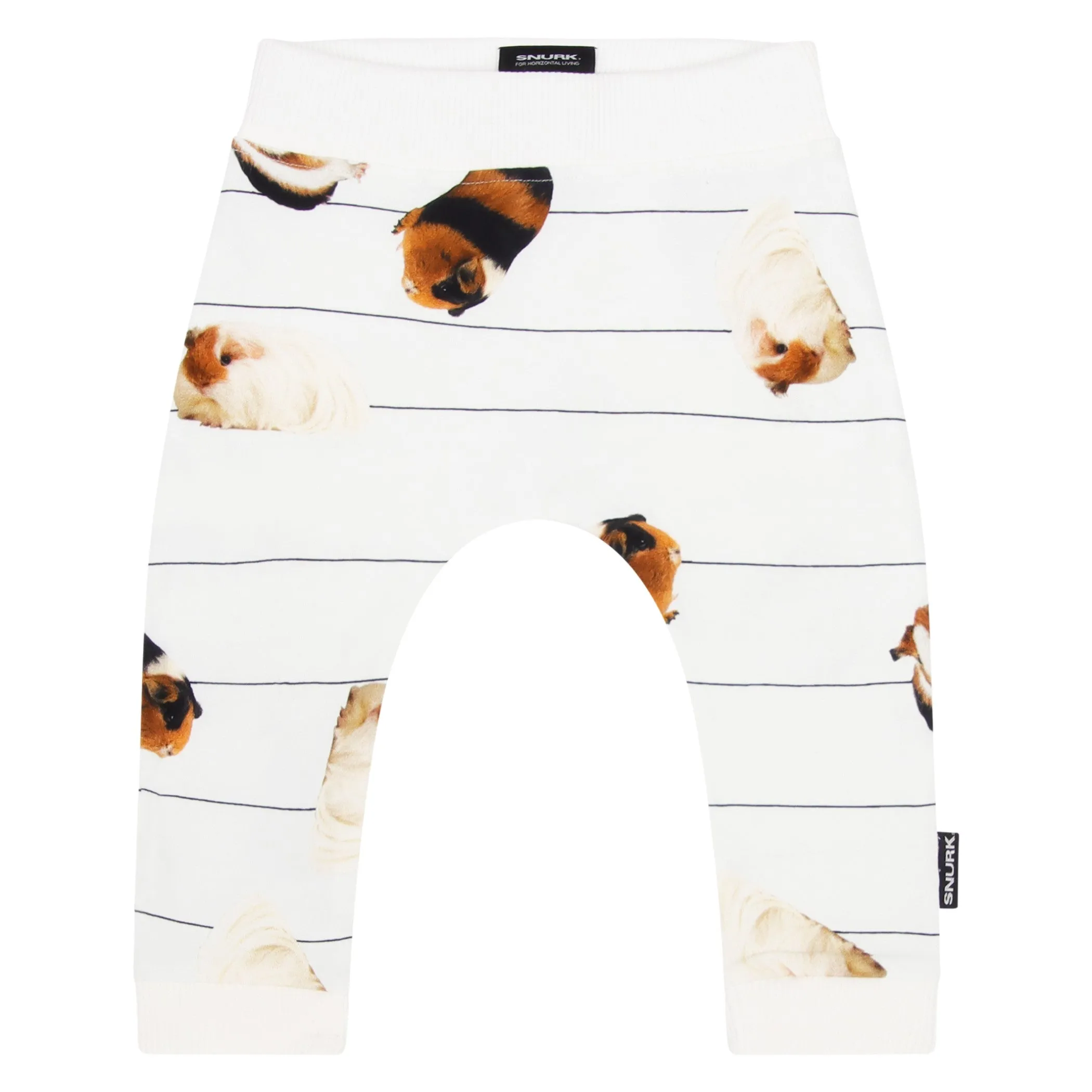 SNURK guinea pig white pants baby