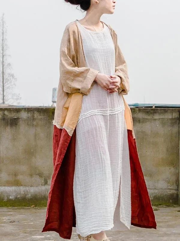 Soft 100%Cotton White Long Dress
