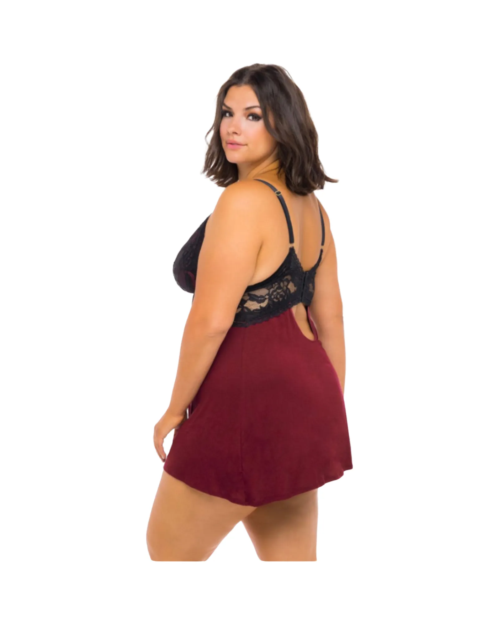 Soft Viscose Lace Chemise