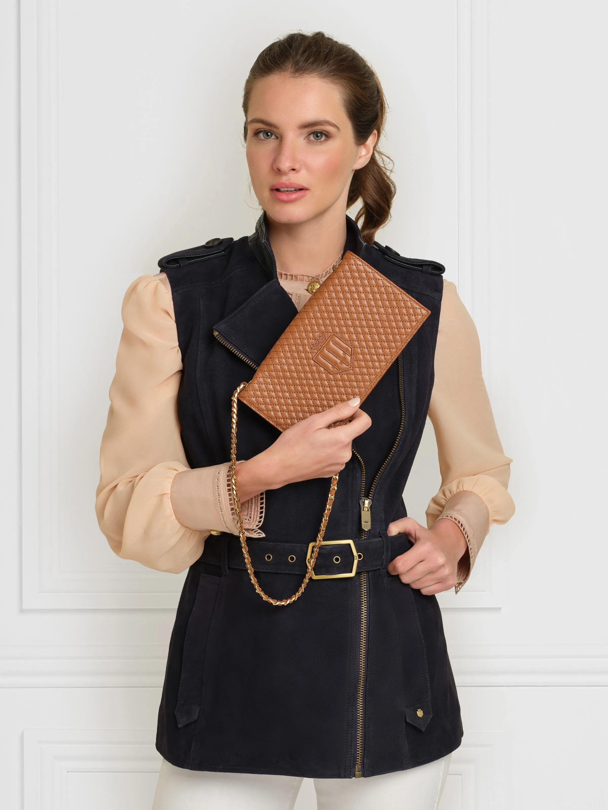 Stanton - Tan Quilted Leather