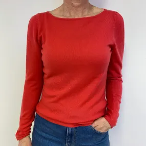 Strawberry Pink Crew Neck Jumper Medium