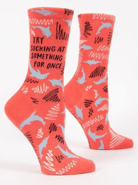 Sucking At Something Women's Crew Socks