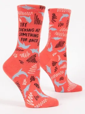 Sucking At Something Women's Crew Socks