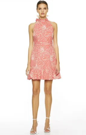 SUNSET DAHLIA MINI DRESS