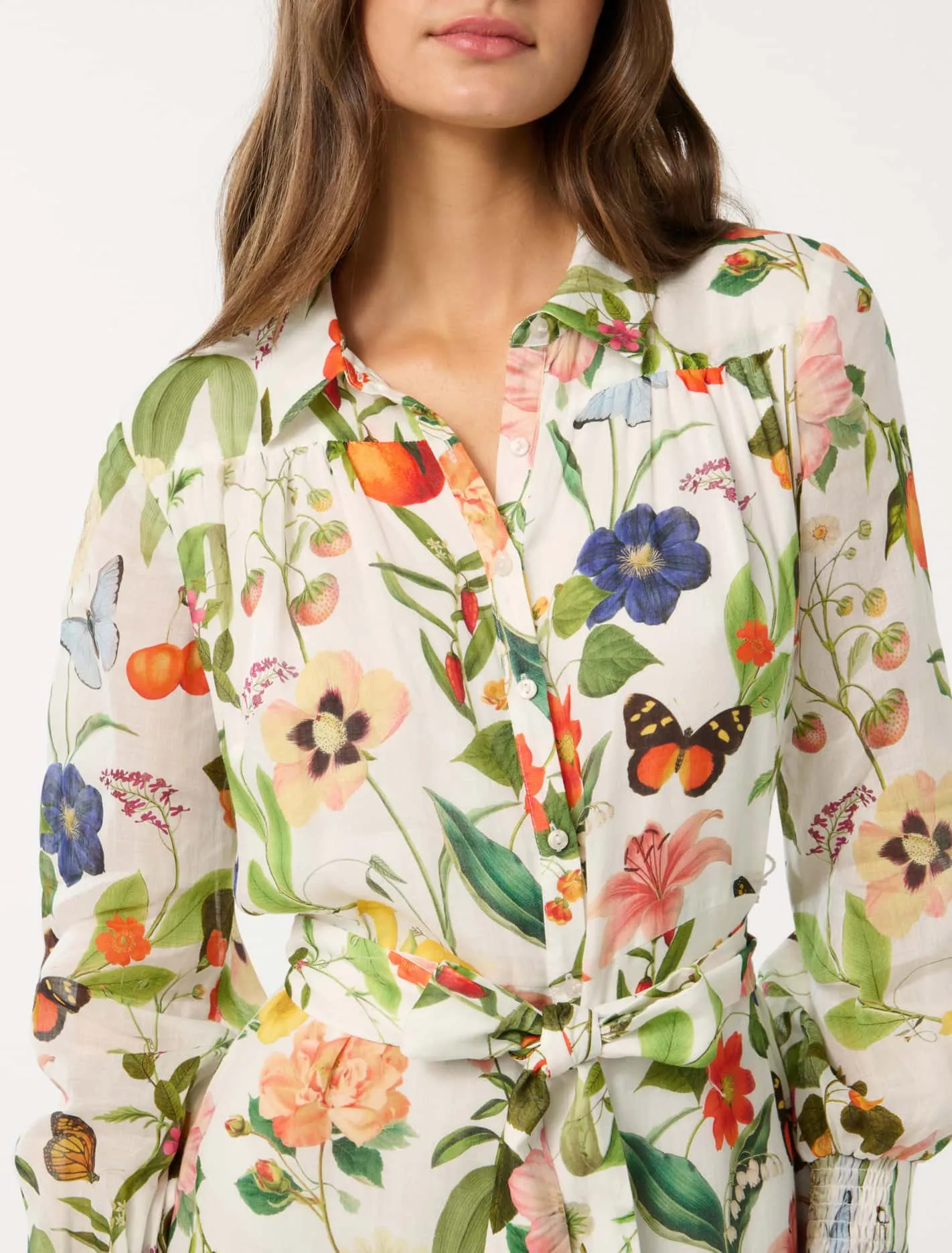 Sylvie Tiered Shirt Midi Dress