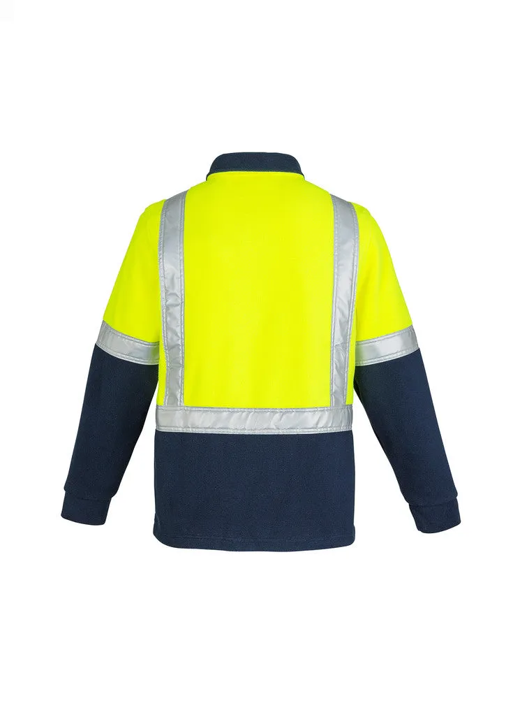 Syzmik Hi Vis Fleece Jumper c/w Over Shoulder Reflective Tape ZT462