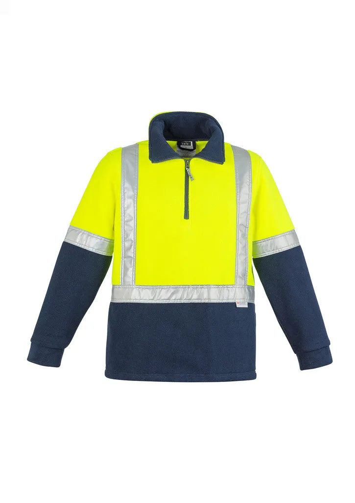Syzmik Hi Vis Fleece Jumper c/w Over Shoulder Reflective Tape ZT462