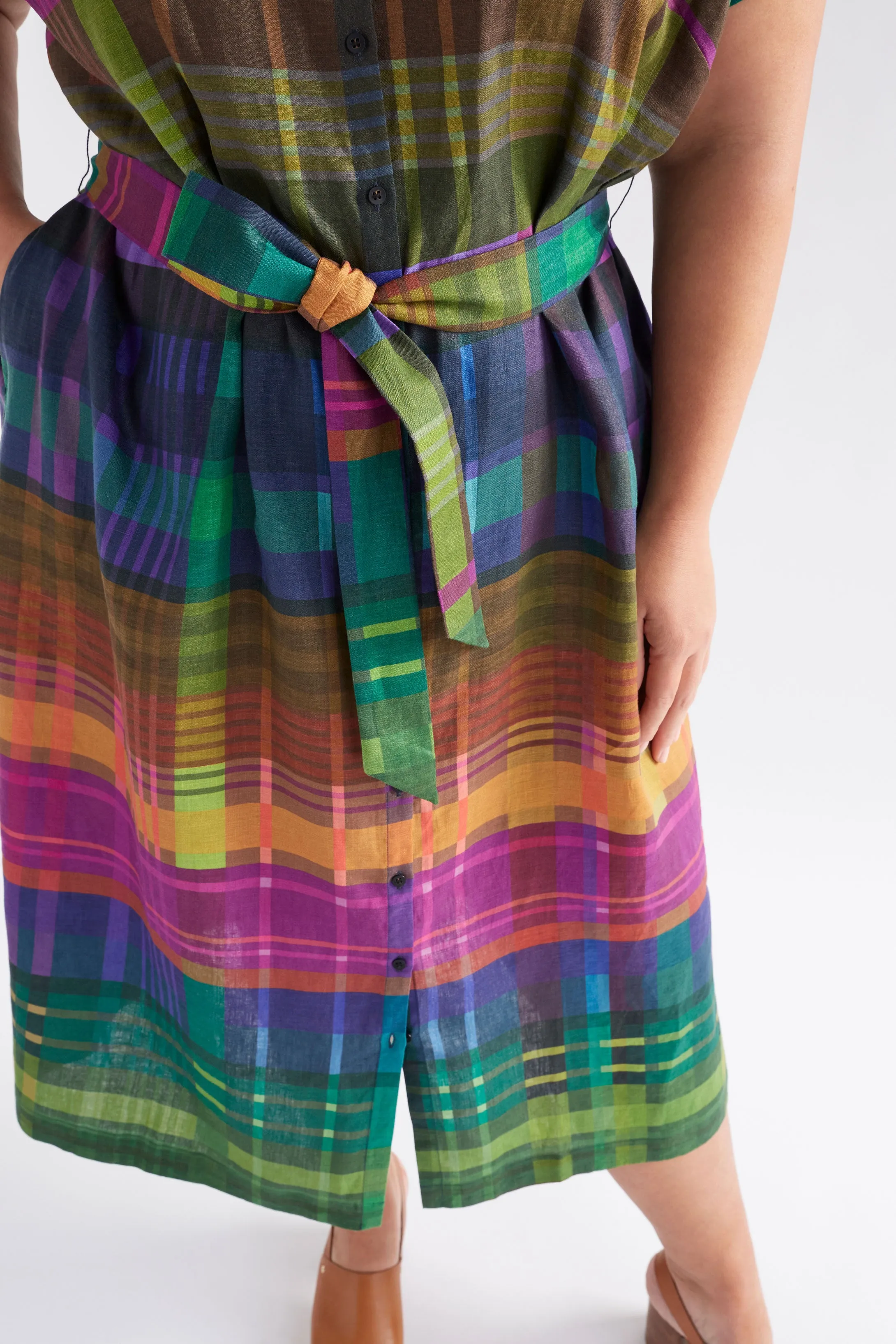 Tilko Linen Shirt Dress