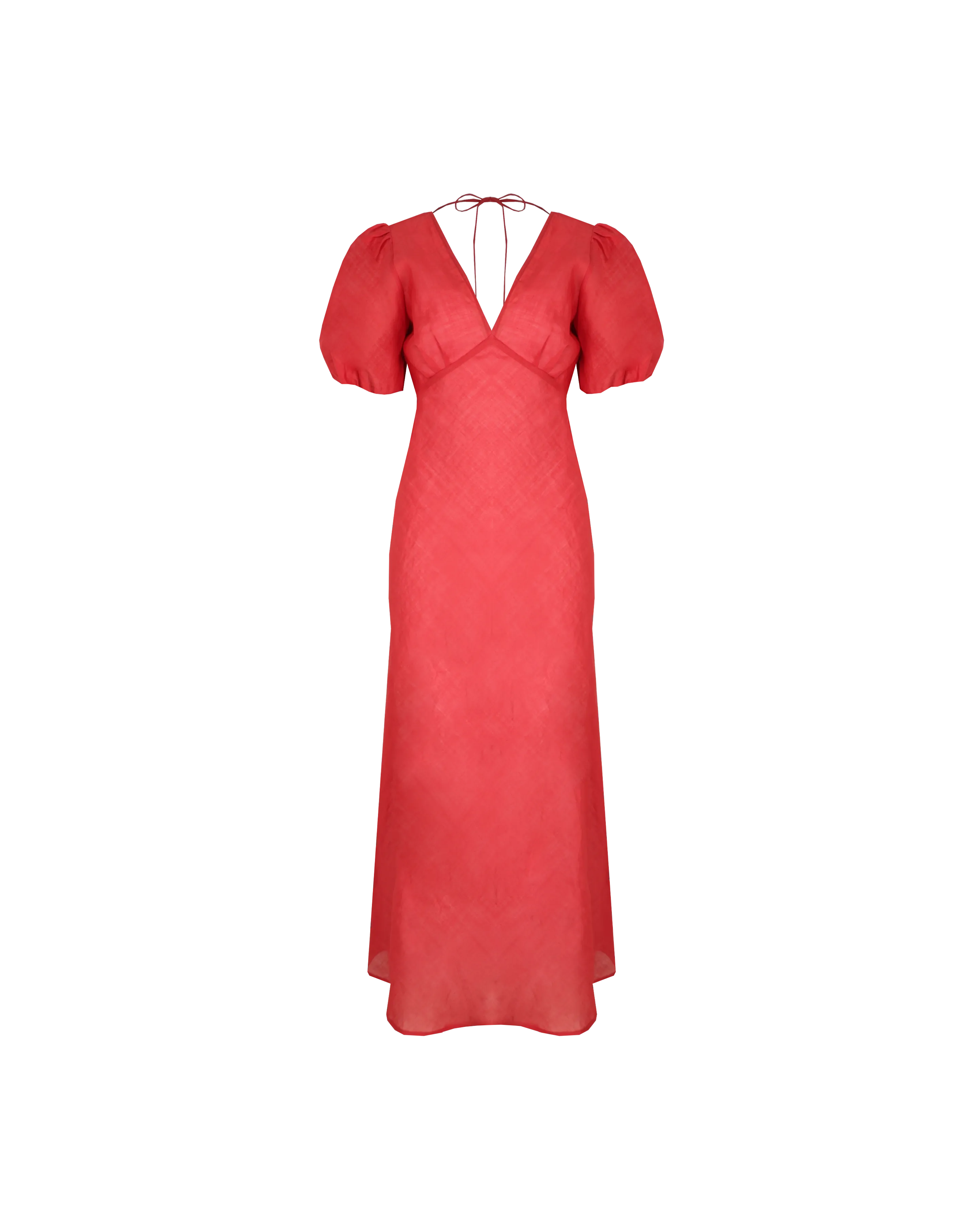 UMA RAMIE DRESS  SANGRIA