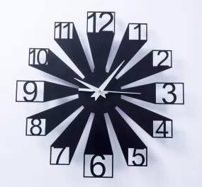 United cogs Metal Powder Coated Wall Clock