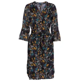 Vadier Kimono Belted Silk Dress