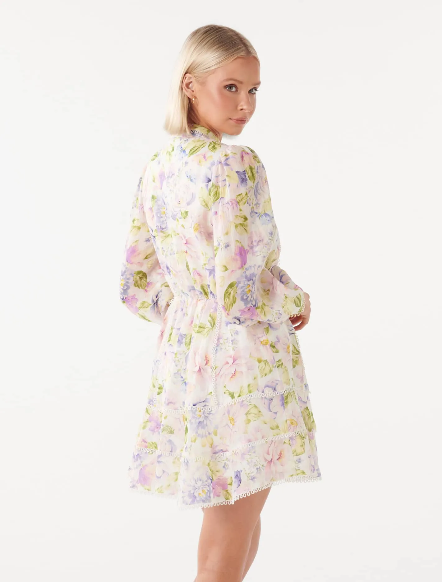 Vanessa Trim Detail Skater Dress