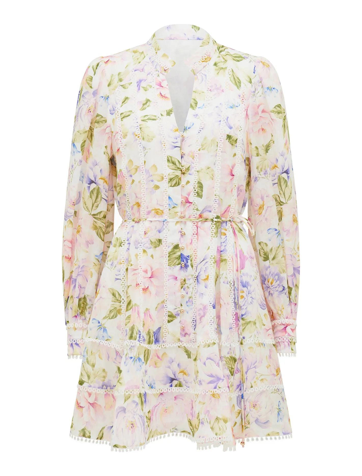 Vanessa Trim Detail Skater Dress