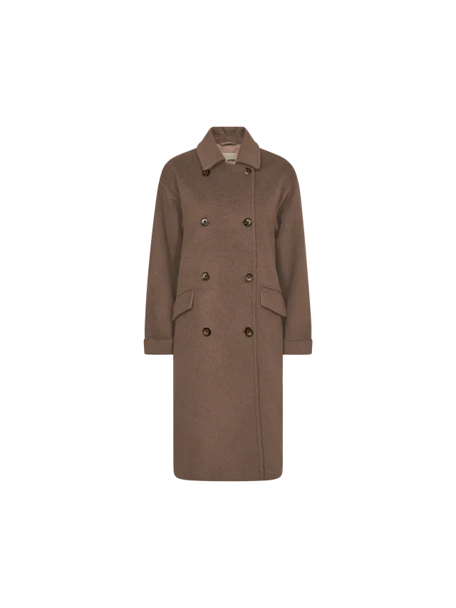 Venice Wool Coat Rain Drum
