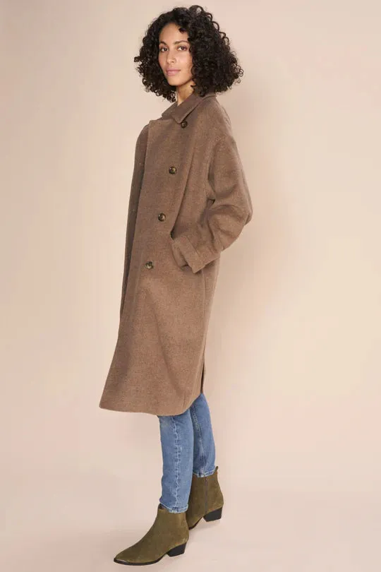Venice Wool Coat Rain Drum