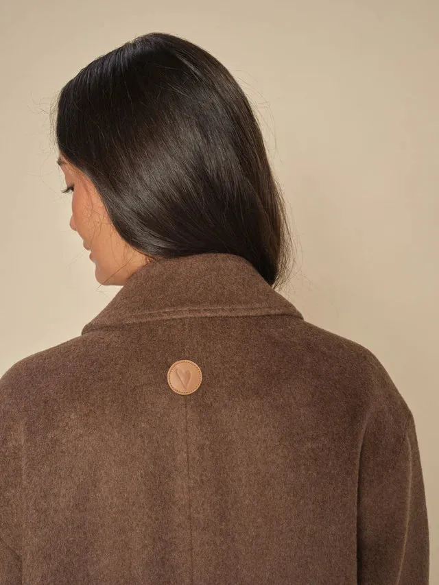 Venice Wool Coat Rain Drum