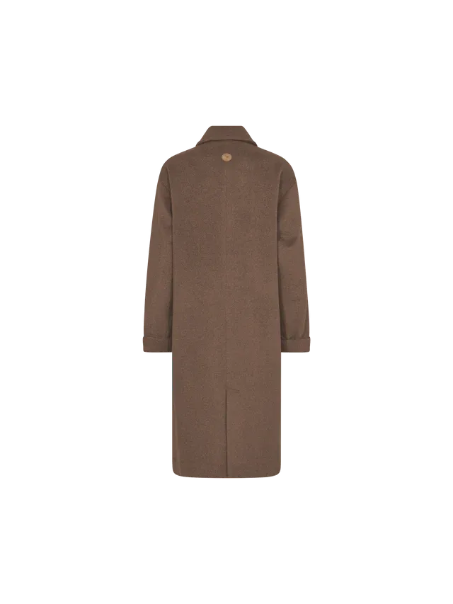 Venice Wool Coat Rain Drum