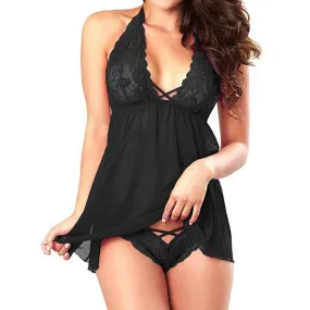 VenusFox Wokeayer New Women Lenceria Sexy Sleepwear Hot Lace Open  Erotic Plus Size Lingerie